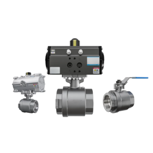 Single Piece Screwed End Ball Valve